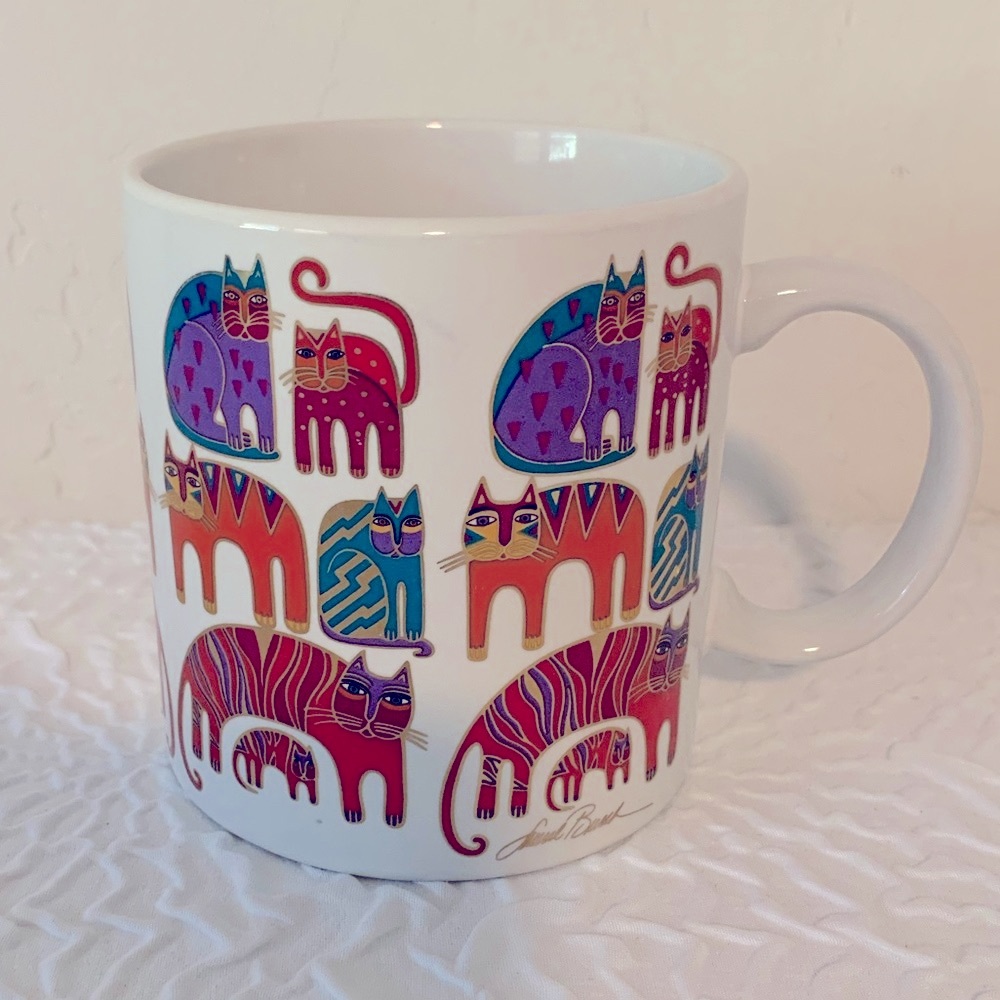 Vintage Laurel Burch mug.